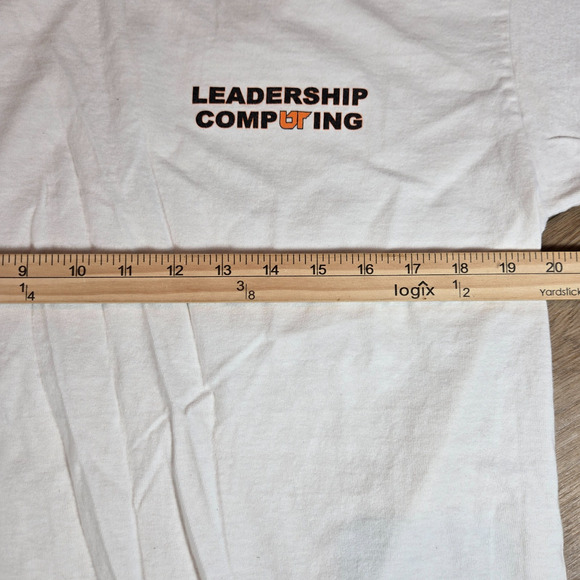 90s University of Tennessee T Shirt Mens L Vintage USA Computational Sciences - Picture 6 of 8